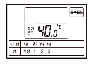 온수 버튼을 누르세요